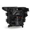 AlphaRex 21-23 Ford F150 / 21-23 Ford F150 Raptor LUXX-Series LED Projector Headlights Alpha-Black OffRoadUSA.com