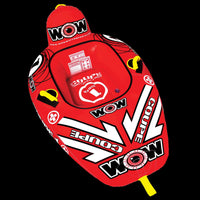 WOW Sports 1 Person Coupe Cockpit Towable Water Tube and Lounge Chair (15-1020) Jupiter Gear