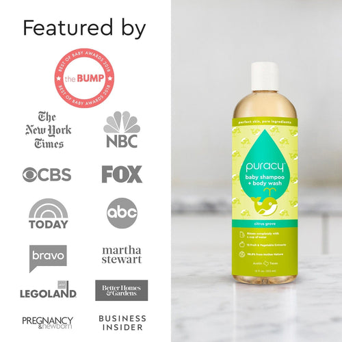 Baby Shampoo & Body Wash (Tear-Free) Puracy