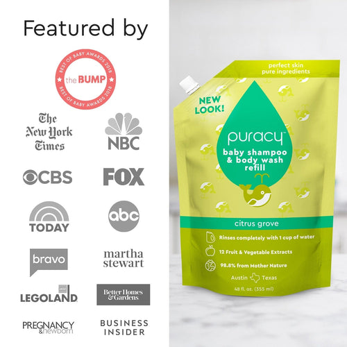 Baby Shampoo & Body Wash (Tear-Free) Puracy