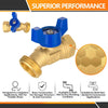 1/2" FNPT X 3/4" GHT Spigot, Hose Bibb Valve