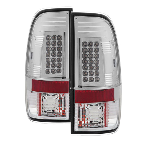 Spyder Ford F150 side 97-03/F250/350/450 Super Duty 99-07 LED Tail Lights Chrm ALT-YD-FF15097-LED-C OffRoadUSA.com