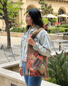 Kathmandu Collection Quilted Patchwork Hobo Bag Jupiter Gear