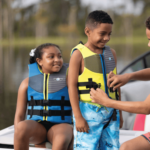 WOW Sports PFD Personal Floatation Device Lifejacket for Youths Jupiter Gear