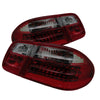 xTune Mercedes Benz W210 E-Class 96-02 LED Tail Lights Red Smoke ALT-CL-MBW210-LED-RSM OffRoadUSA.com