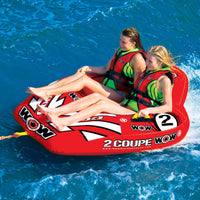 WOW Sports 2 Person Coupe Cockpit Towable Water Tube For Pool and Lake (15-1030) Jupiter Gear