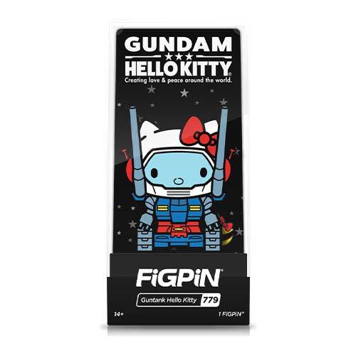ToyShnip FiGPiN #779 - Gundam x Sanrio - Guntank Hello Kitty Enamel Pin -