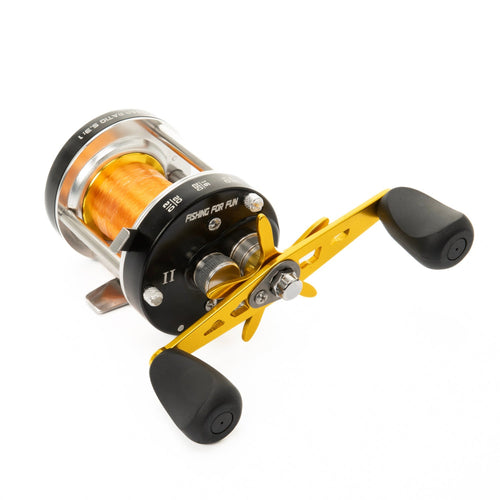 Fishing for Fun Round Baitcaster Reel Catfish Pro