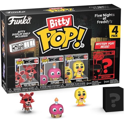 ToyShnip Five Nights at Freddy's Funko Bitty Pop! Mini-Figure 4-Pack - Select
