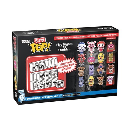 ToyShnip Five Nights at Freddy's Funko Bitty Pop! Mini-Figure 4-Pack - Select