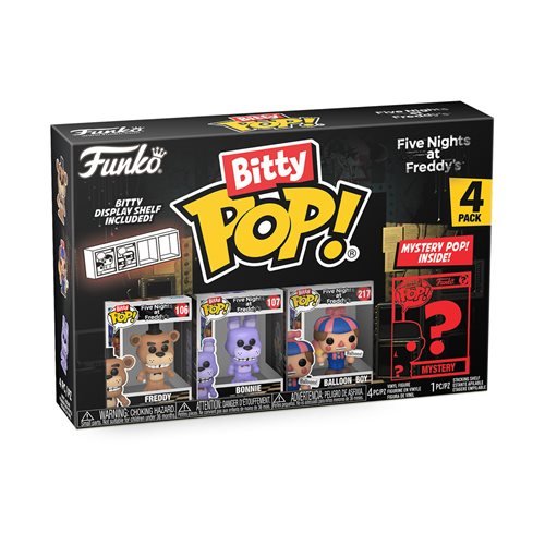 ToyShnip Five Nights at Freddy's Funko Bitty Pop! Mini-Figure 4-Pack - Select