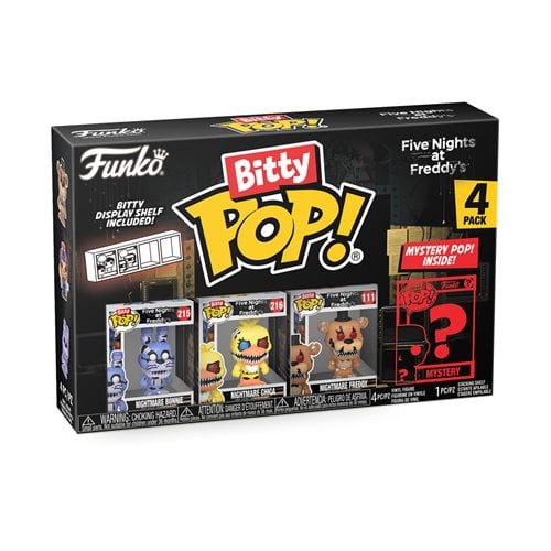 ToyShnip Five Nights at Freddy's Funko Bitty Pop! Mini-Figure 4-Pack - Select