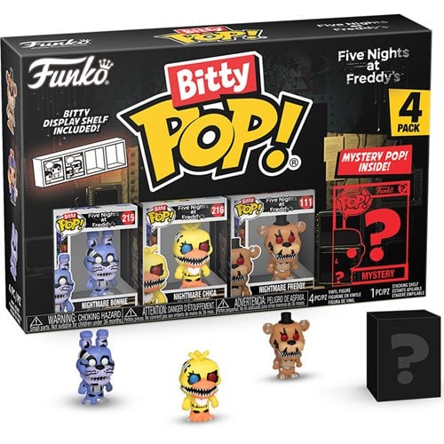 ToyShnip Five Nights at Freddy's Funko Bitty Pop! Mini-Figure 4-Pack - Select