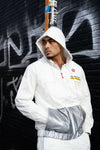 Happy Pockets Windbreaker Zip-Up Jacket (White) Fly Supply Co