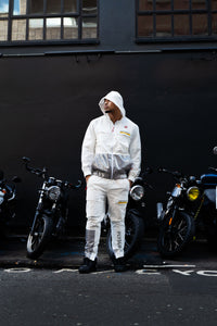 Happy Pockets Windbreaker Zip-Up Jacket (White) Fly Supply Co