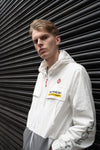 Happy Pockets Windbreaker Zip-Up Jacket (White) Fly Supply Co