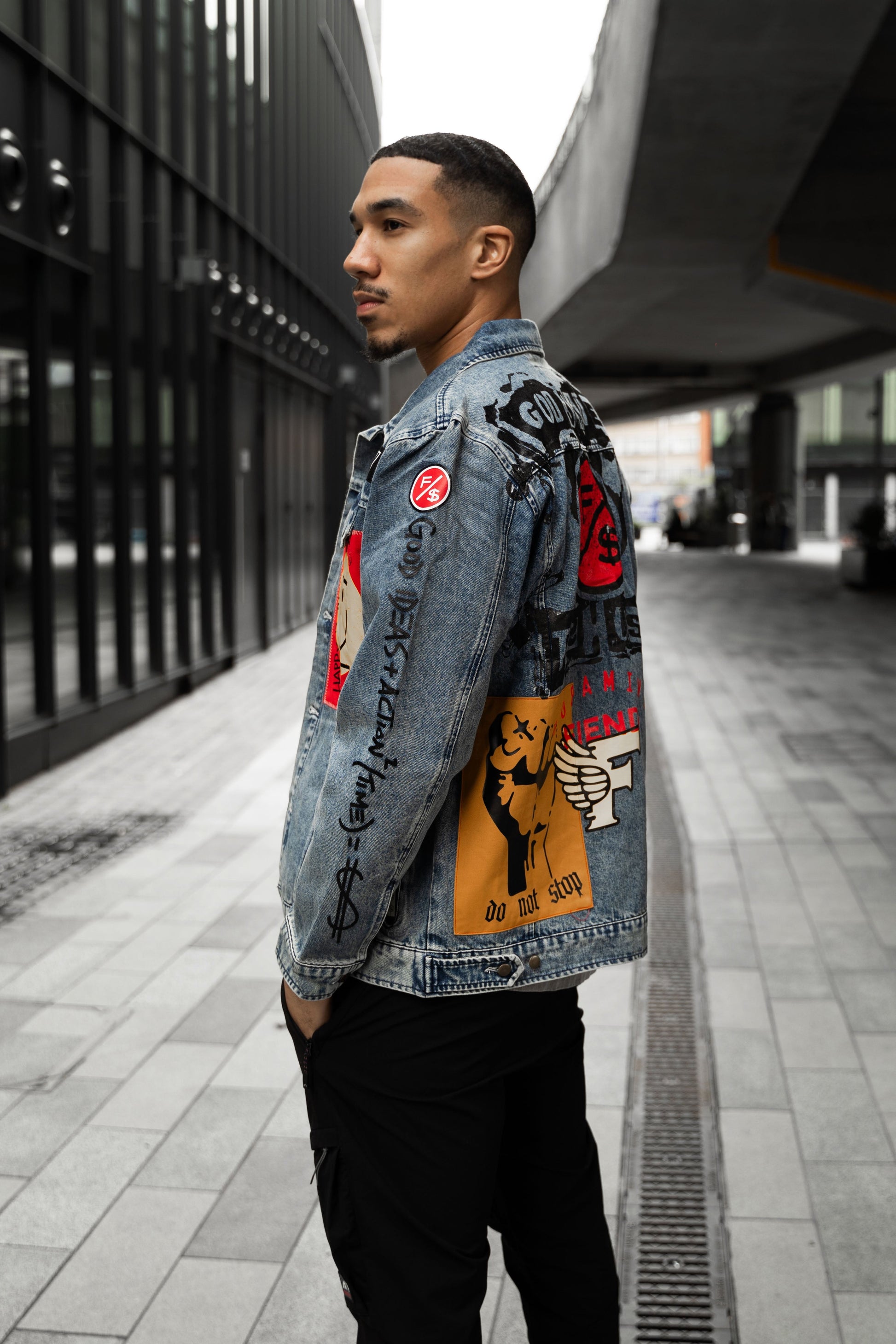 Fly Supply Co Fly Supply Co New Rich Denim Jacket (Denim)