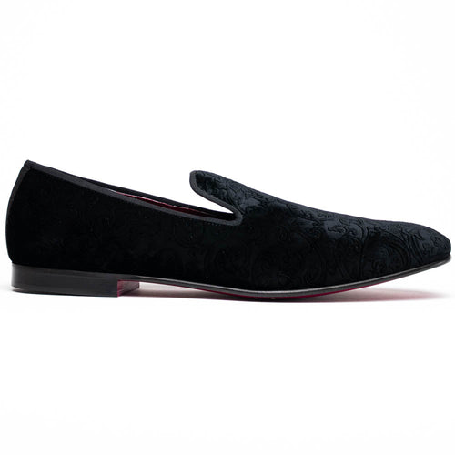 Zelli Italia Zelli Italia 10-520-BLK FORMAL II Velvet Tuxedo Shoe, Black