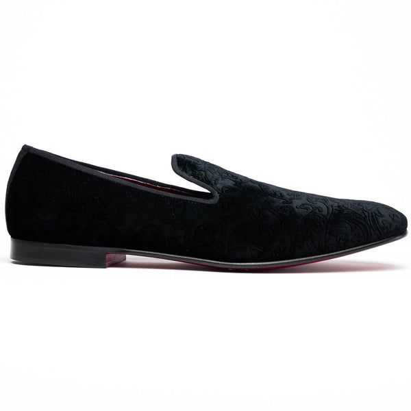 Zelli Italia Zelli Italia 10-520-BLK FORMAL II Velvet Tuxedo Shoe, Black
