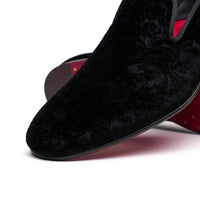 Zelli Italia Zelli Italia 10-520-BLK FORMAL II Velvet Tuxedo Shoe, Black