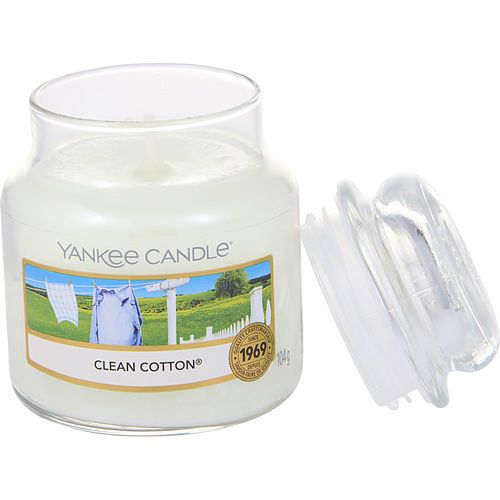 YANKEE CANDLE by Yankee Candle CLEAN COTTON SCENTED SMALL JAR 3.6 OZ EasyOptionXY LLC