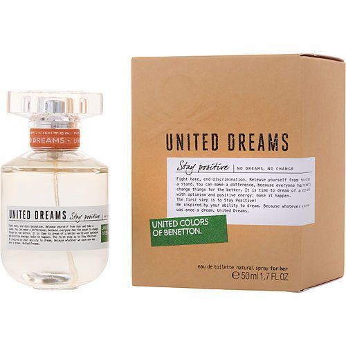 BENETTON UNITED DREAMS STAY POSITIVE by Benetton EDT SPRAY 1.7 OZ EasyOptionXY LLC