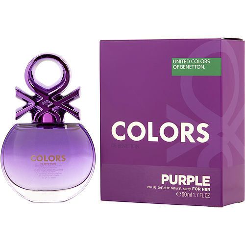 COLORS DE BENETTON PURPLE by Benetton EDT SPRAY 1.7 OZ EasyOptionXY LLC