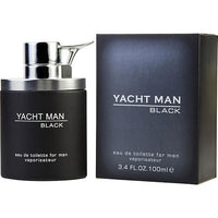 YACHT MAN BLACK by Myrurgia EDT SPRAY 3.4 OZ EasyOptionXY LLC