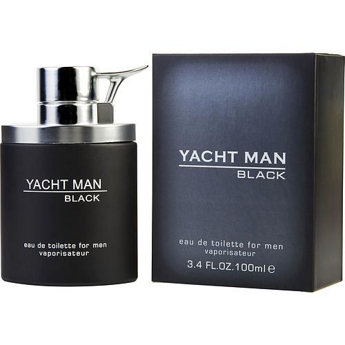 YACHT MAN BLACK by Myrurgia EDT SPRAY 3.4 OZ EasyOptionXY LLC