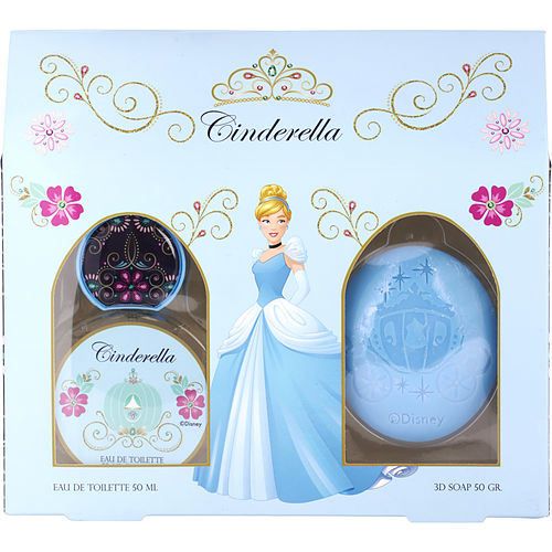 CINDERELLA by Disney EDT SPRAY 1.7 OZ & 3D SOAP 1.7 OZ EasyOptionXY LLC