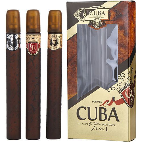 CUBA VARIETY by Cuba 3 PIECE TRIO I WITH CUBA GOLD & VIP & ROYAL AND ALL ARE EDT SPRAY 1.17 OZ EasyOptionXY LLC