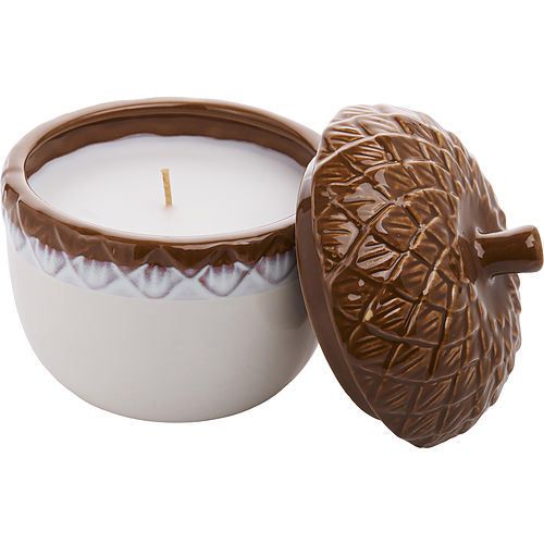CARAMEL PUMPKIN by Northern Lights CERAMIC ACORN CANDLE 12 OZ EasyOptionXY LLC