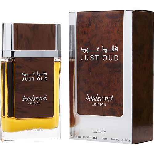 LATTAFA JUST OUD BOULEVARD by Lattafa EAU DE PARFUM SPRAY 3.4 OZ EasyOptionXY LLC