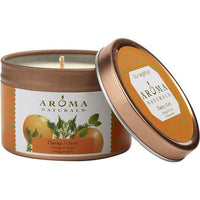 CLARITY AROMATHERAPY by CLARITY AROMATHERAPY ONE 2.5x1.75 inch TIN SOY AROMATHERAPY CANDLE. COMBINES THE ESSENTIAL OILS OF ORANGE & CEDAR. BURNS APPROX. 15 HRS. EasyOptionXY LLC