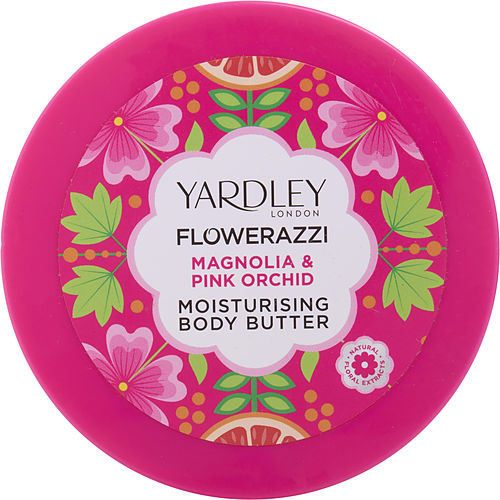 YARDLEY by Yardley FLOWERAZZI MAGNOLIA & PINK ORCHID BODY BUTTER 6.7 OZ EasyOptionXY LLC