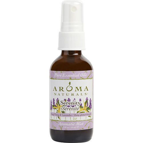 SERENITY AROMATHERAPY by Serenity Aromatherapy AROMATIC MIST SPRAY 2 OZ. COMBINES THE ESSENTIAL OILS OF LAVENDER AND YLANG YLANG TO ENHANCE INNER BALANCE AND WELL-BEING. EasyOptionXY LLC