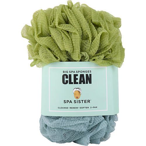 SPA ACCESSORIES by Spa Accessories SPA SISTER JUMBO SPONGE 2 PACK (GREEN & MARINE) EasyOptionXY LLC