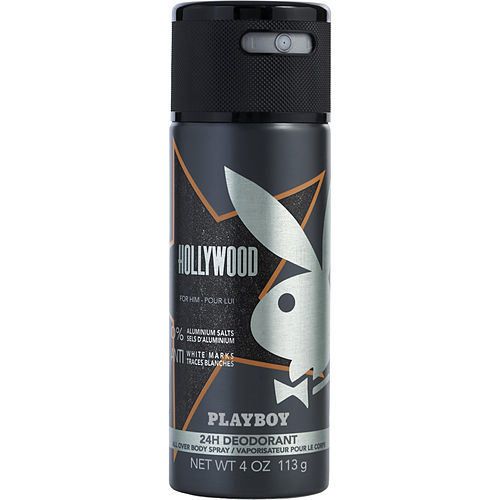 PLAYBOY HOLLYWOOD by Playboy DEODORANT BODY SPRAY 4 OZ EasyOptionXY LLC