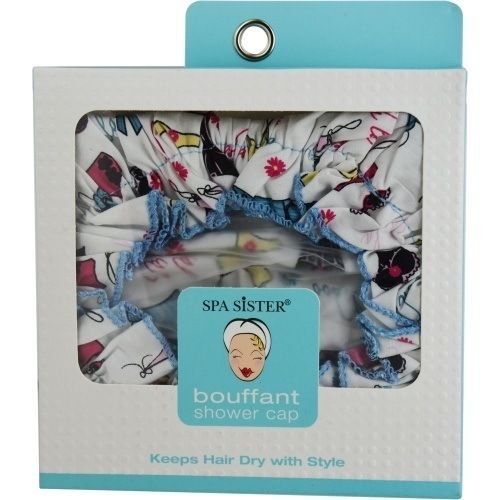 SPA ACCESSORIES by Spa Accessories SPA SISTER BOUFFANT SHOWER CAP - LINGERIE EasyOptionXY LLC