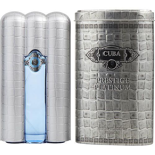 CUBA PRESTIGE PLATINUM by Cuba EDT SPRAY 3 OZ EasyOptionXY LLC