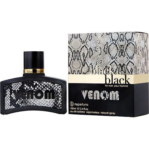 BLACK IS BLACK VENOM by Nuparfums EDT SPRAY 3.4 OZ EasyOptionXY LLC