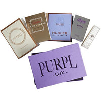 PURPL LUX SUBSCRIPTION BOX FOR WOMEN by - $ELLEN TRACY BRONZE - $ANGEL MUSE - $PURR - $VERSACE SIGNATURE - $CARTIER LA PANTHERE EasyOptionXY LLC