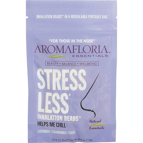 STRESS LESS by Aromafloria INHALATION BEADS 0.42 OZ BLEND OF LAVENDER, CHAMOMILE, AND SAGE EasyOptionXY LLC