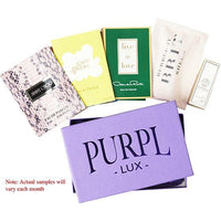 PURPL LUX SUBSCRIPTION BOX FOR WOMEN by OSCAR DE LA RENTA LIVE IN LOVE & JIMMY CHOO & BURBERRY BRIT SHEER & LOLITA LEMPICKA & VERSACE SIGNATURE EasyOptionXY LLC
