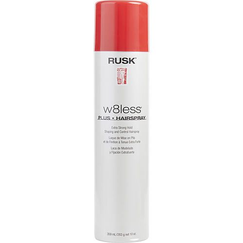 RUSK by Rusk W8LESS PLUS EXTRA STRONG HOLD SHAPING & CONTROL HAIR SPRAY 10 OZ EasyOptionXY LLC