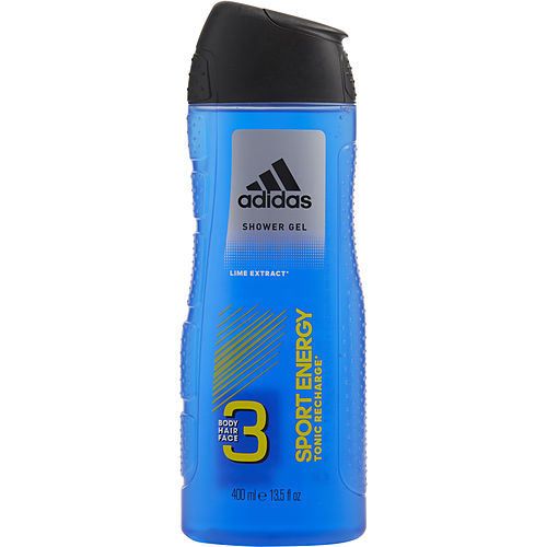ADIDAS SPORT ENERGY by Adidas 3 IN 1 FACE AND BODY SHOWER GEL 13.5 OZ EasyOptionXY LLC