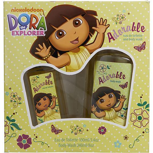 DORA THE EXPLORER by Compagne Europeene Parfums ADORABLE EDT SPRAY 3.4 OZ & BODY WASH 8 OZ EasyOptionXY LLC