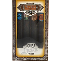 CUBA LATINO VARIETY by Cuba 4 PIECE MINI VARIETY WITH CUBA COPACABANA & CARNAVAL & CACTUS & MAYA & ALL ARE EDT SPRAY 1.17 OZ EasyOptionXY LLC