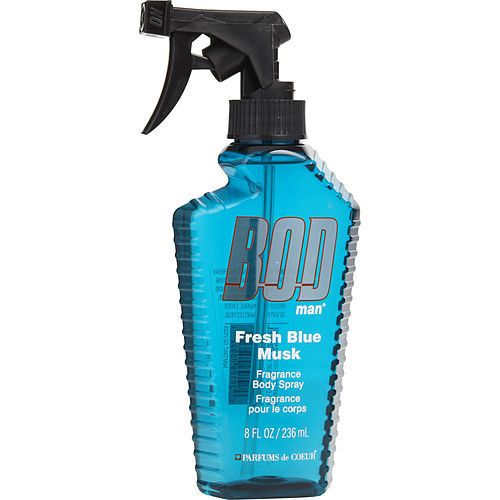 BOD MAN FRESH BLUE MUSK by Parfums de Coeur FRAGRANCE BODY SPRAY 8 OZ EasyOptionXY LLC