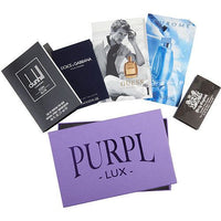 PURPL LUX SUBSCRIPTION BOX FOR MEN by DIRTY ENGLISH & DOLCE & GABBANA & CHROME & DUNHILL ICON ELITE & GUESS BY MARCIANO EasyOptionXY LLC